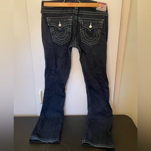True Religion Skinny Jeans  #112790 Size 29, Swarovski Crystals, USA 99% Cotton